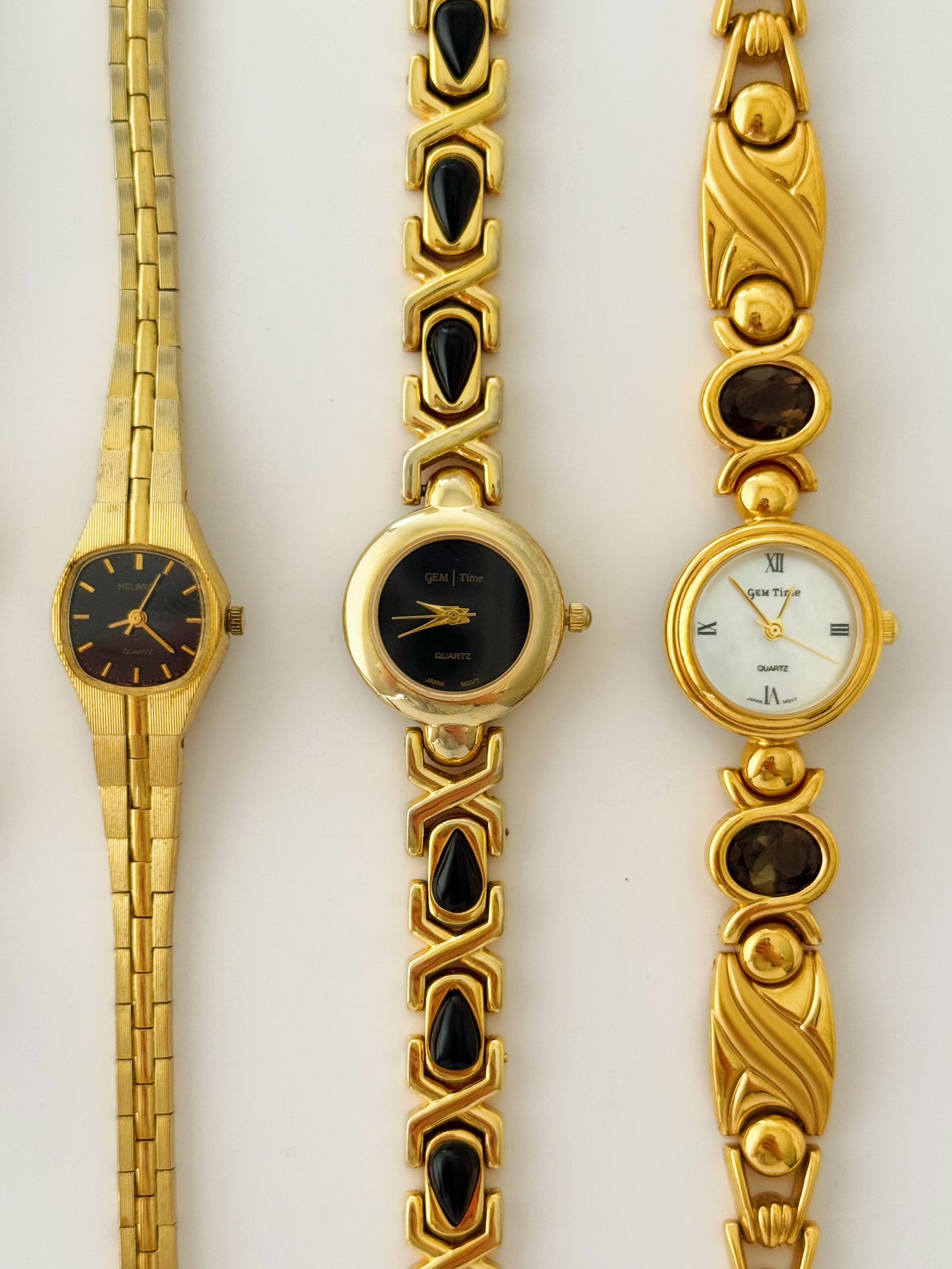 Vintage Black/Gold Watches - choose your option