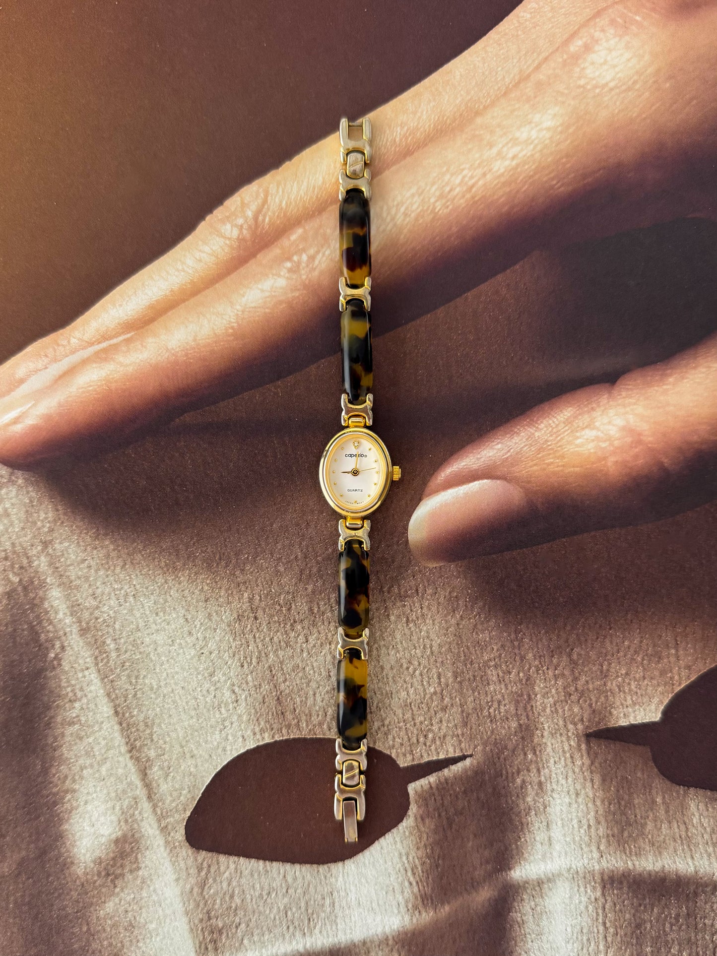 Vintage Capezio Tortoise Shell Watch