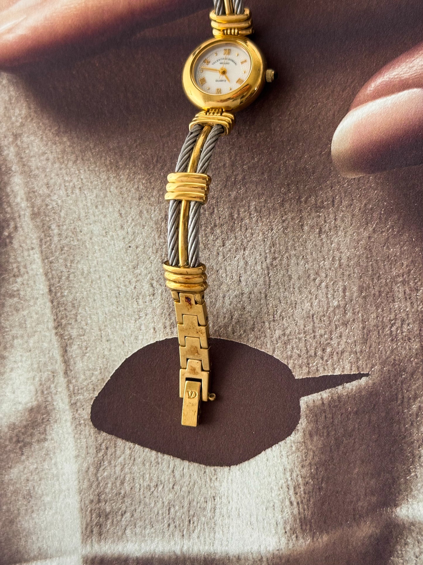 Vintage Valentino Domani Two Tone Watch