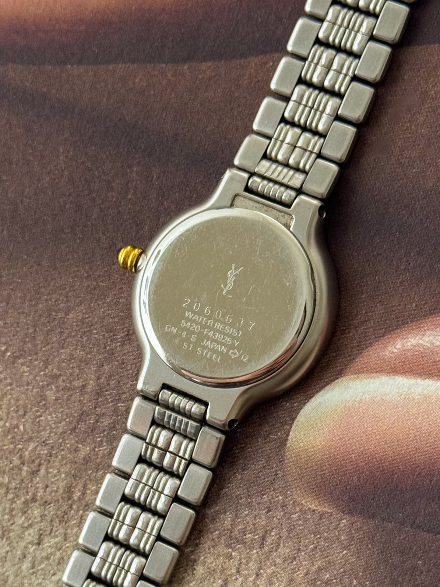 Vintage Yves Saint Laurent Two-tone Ladies Watch (YSL)
