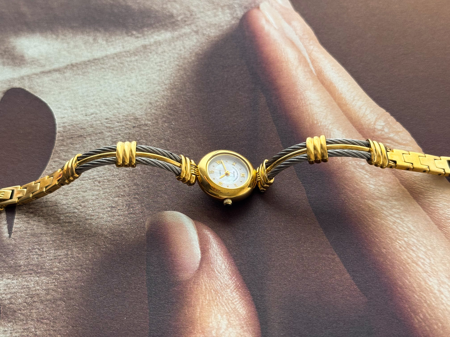 Vintage Valentino Domani Two Tone Watch