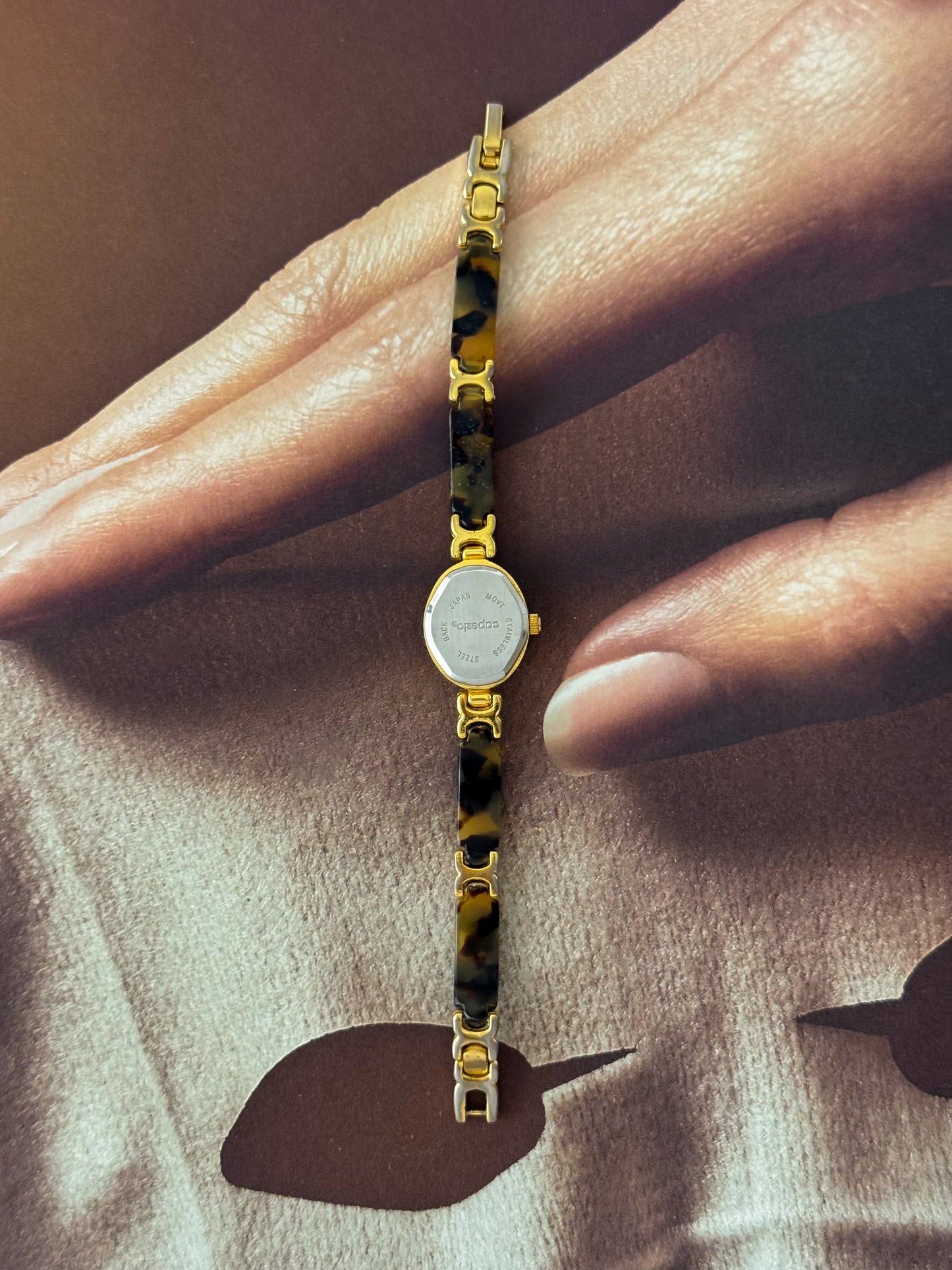 Vintage Capezio Tortoise Shell Watch