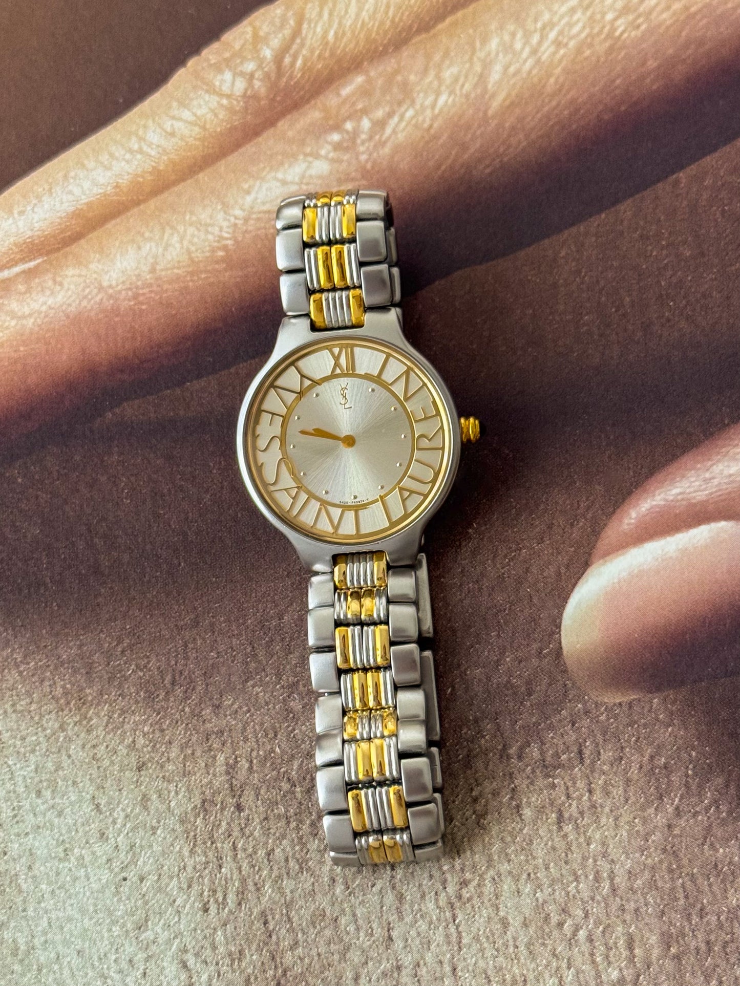 Vintage Yves Saint Laurent Two-tone Ladies Watch (YSL)