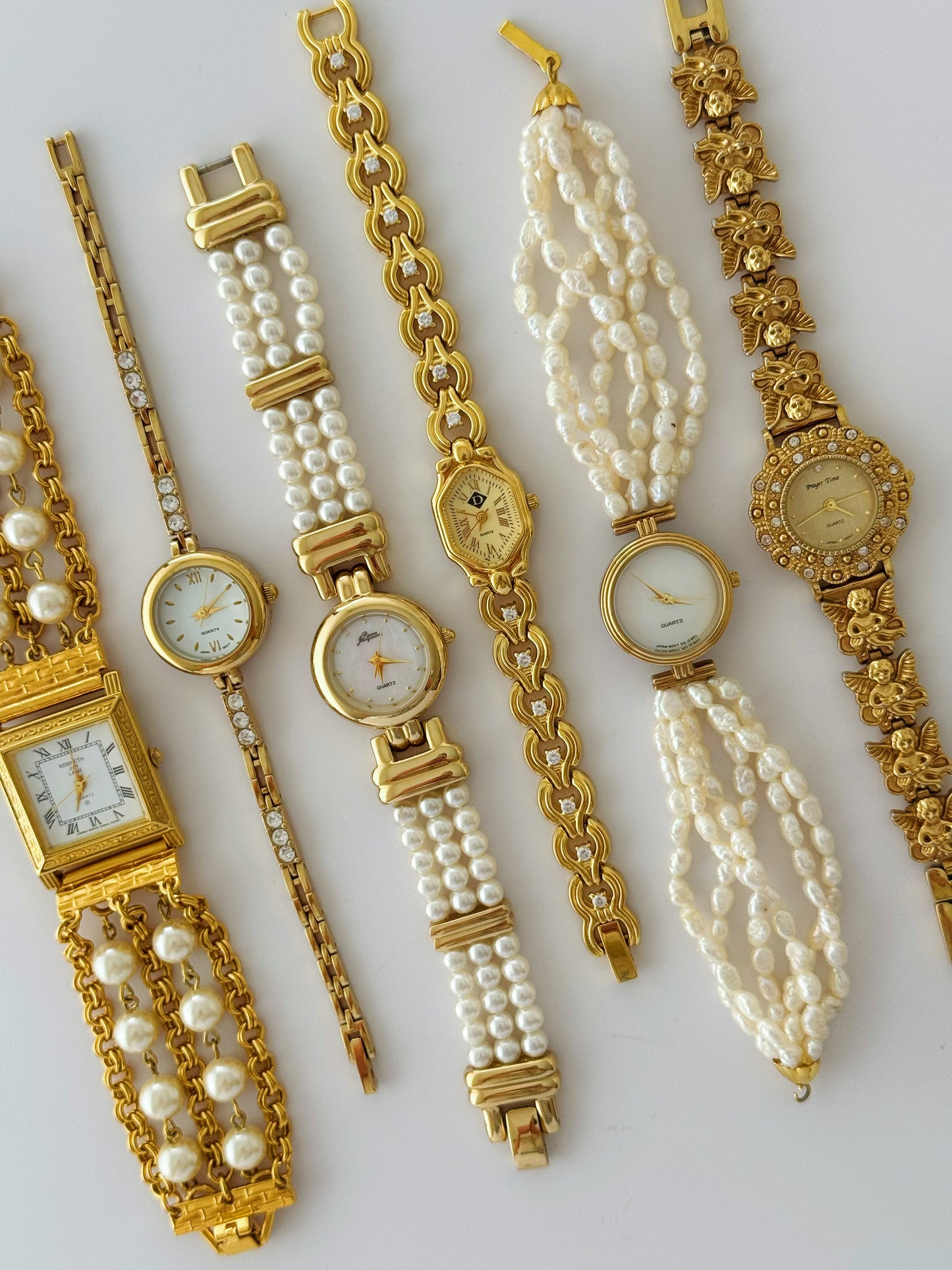Vintage Pearl and Gold Watches - choose your option