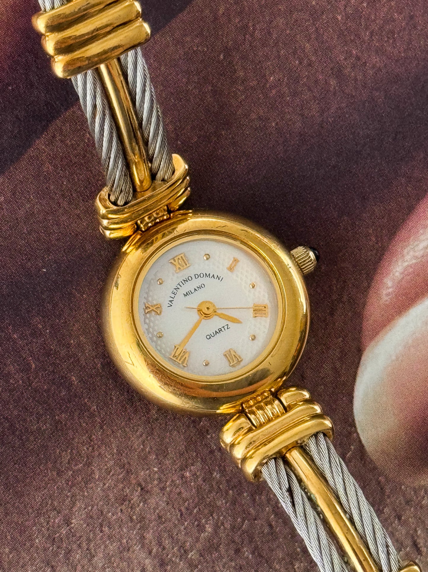 Vintage Valentino Domani Two Tone Watch