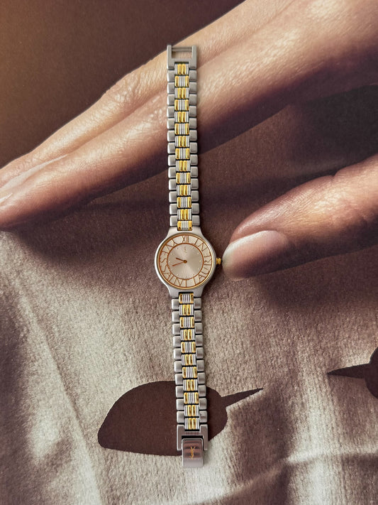 Vintage Yves Saint Laurent Two-tone Ladies Watch (YSL)