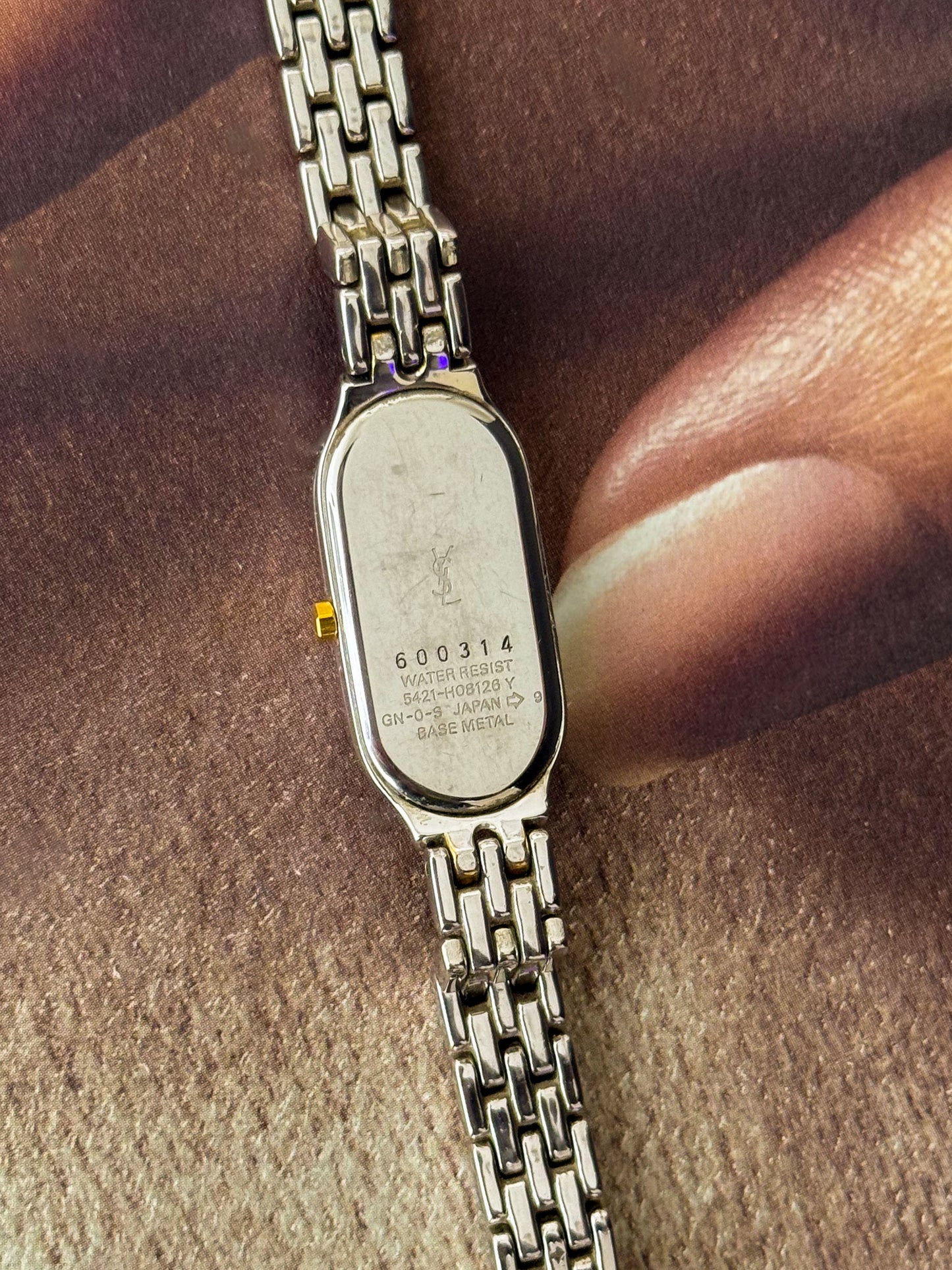 RARE 1990s Vintage Yves Saint Laurent Two-tone Ladies Watch (YSL)