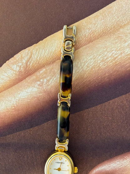 Vintage Capezio Tortoise Shell Watch