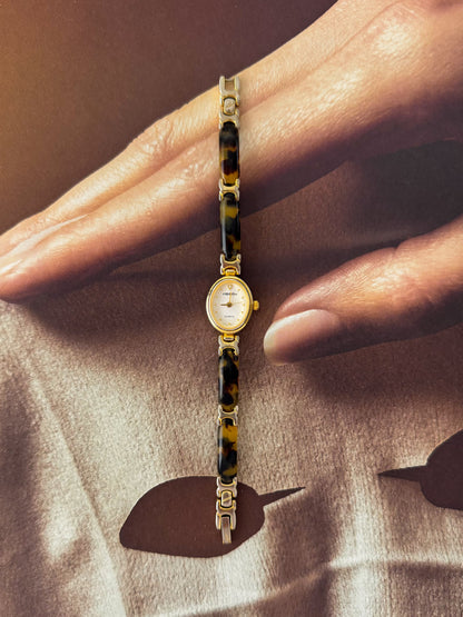 Vintage Capezio Tortoise Shell Watch