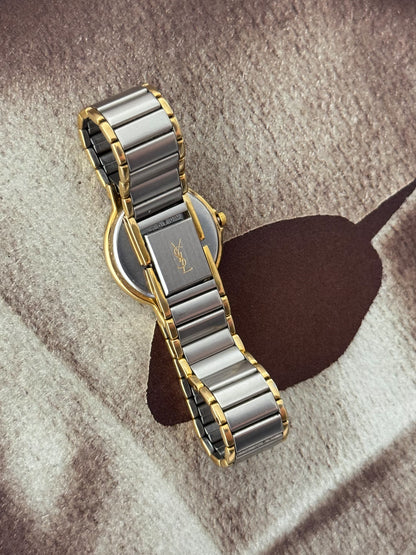 Vintage Two-Tone Yves Saint Laurent Watch YSL