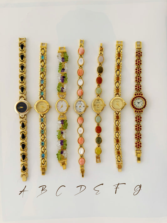 Vintage Gemstone Watches - choose your option