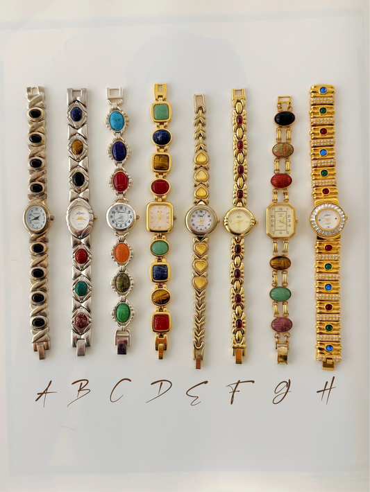 Vintage Gemstone Watches - choose your option