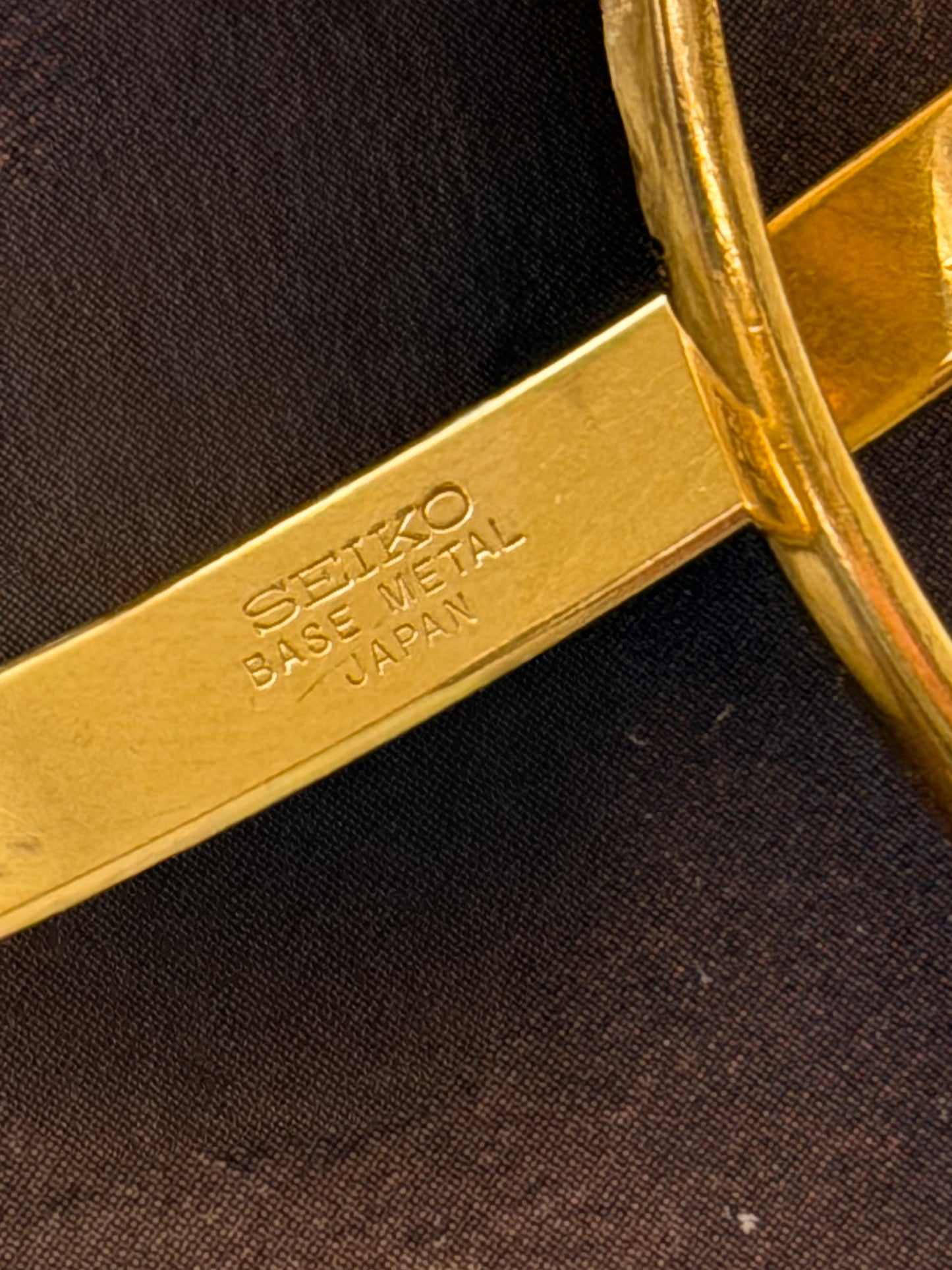 Extremely Rare Vintage Gold Seiko Double Bangle Watch