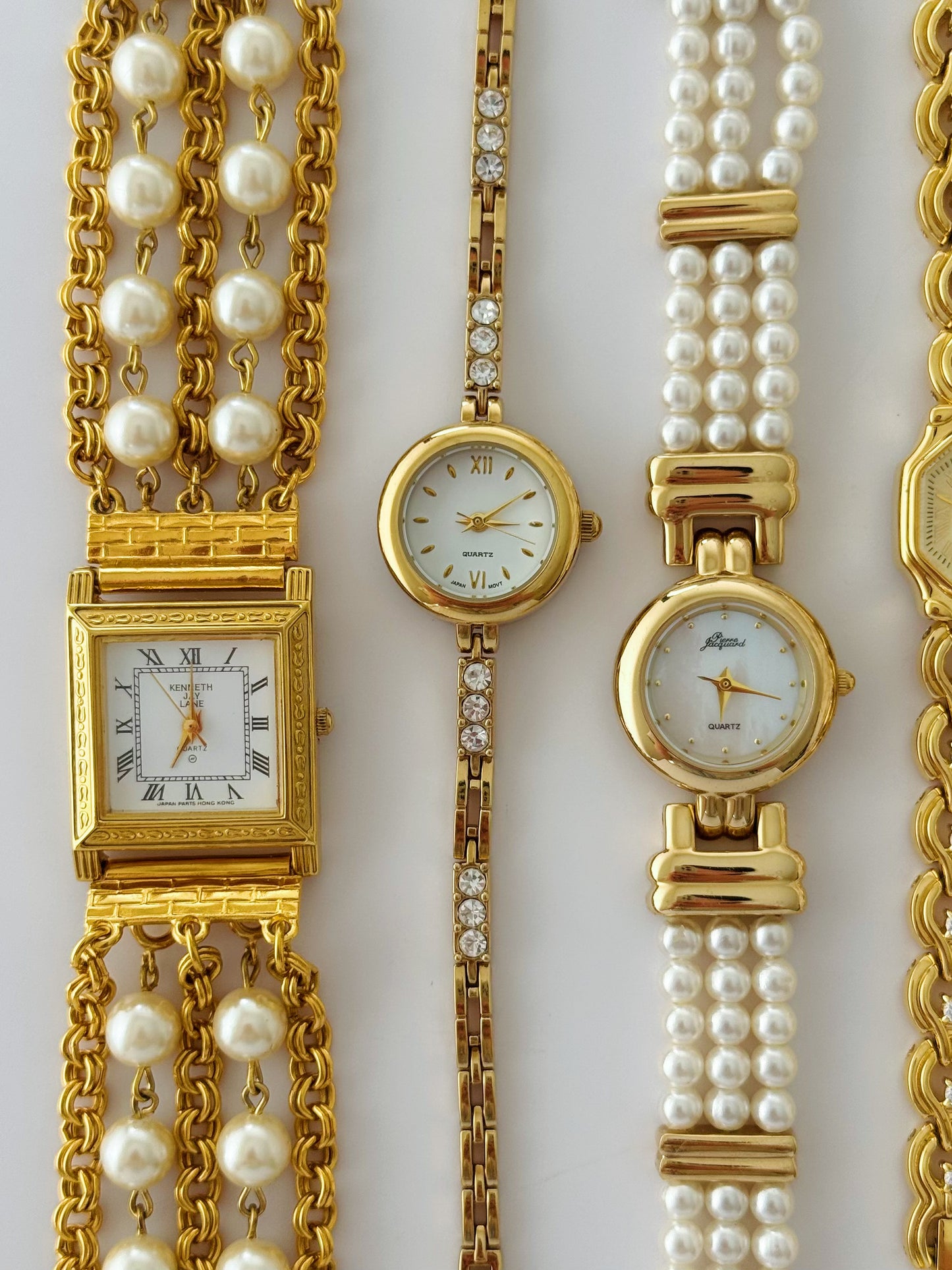 Vintage Pearl and Gold Watches - choose your option
