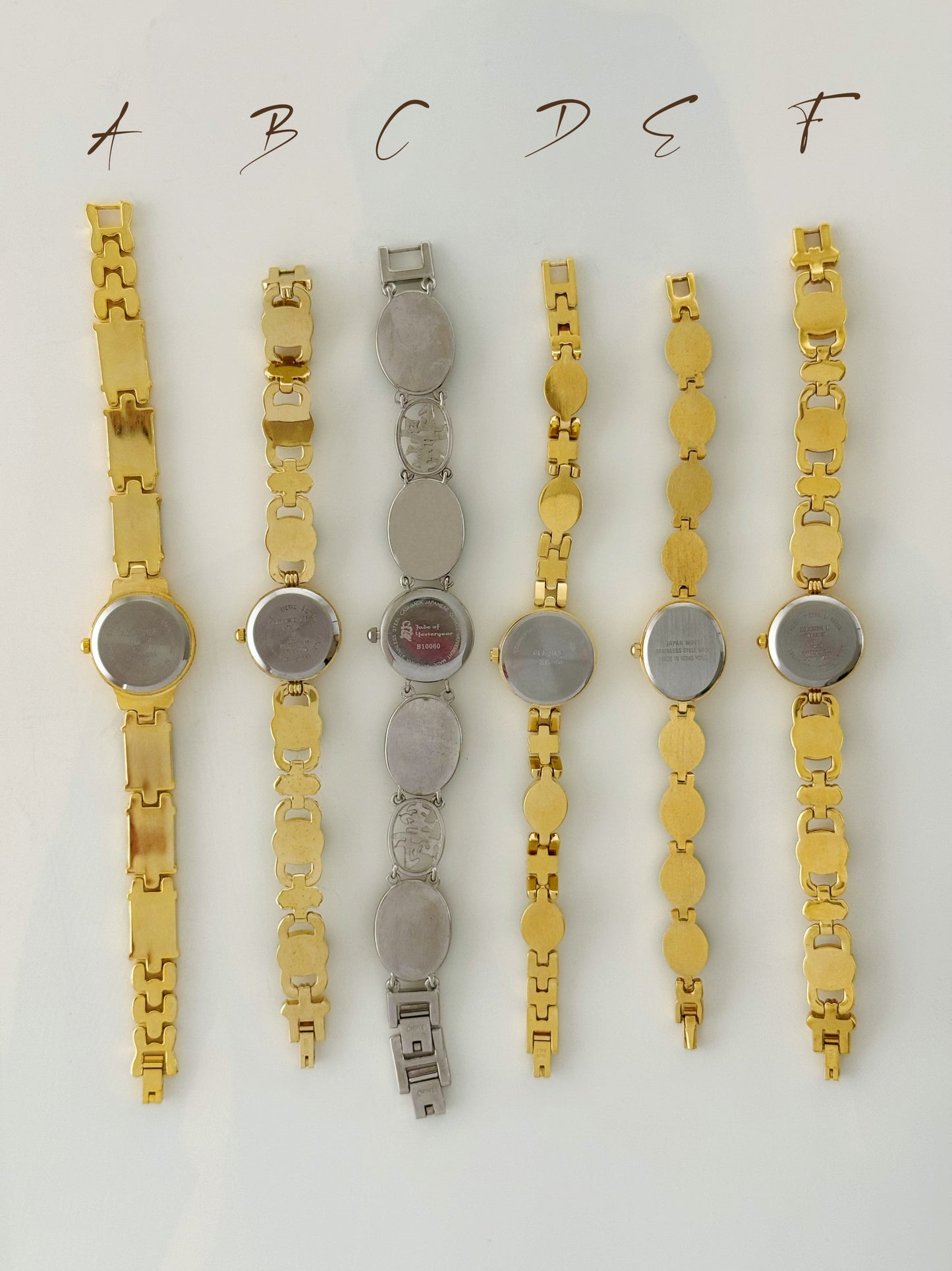 Vintage Green Gemstone Watches - choose your option