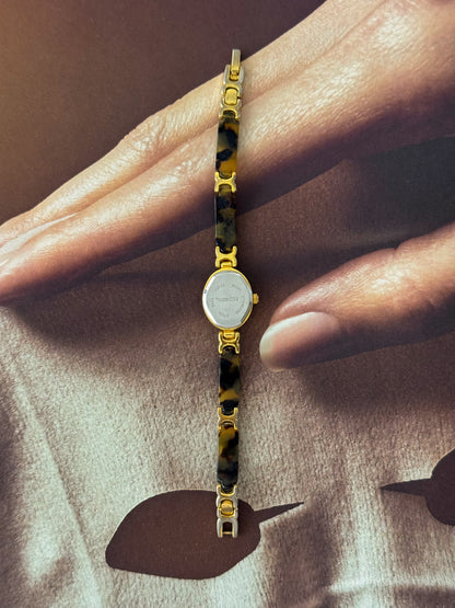 Vintage Capezio Tortoise Shell Watch