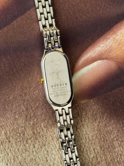 RARE 1990s Vintage Yves Saint Laurent Two-tone Ladies Watch (YSL)